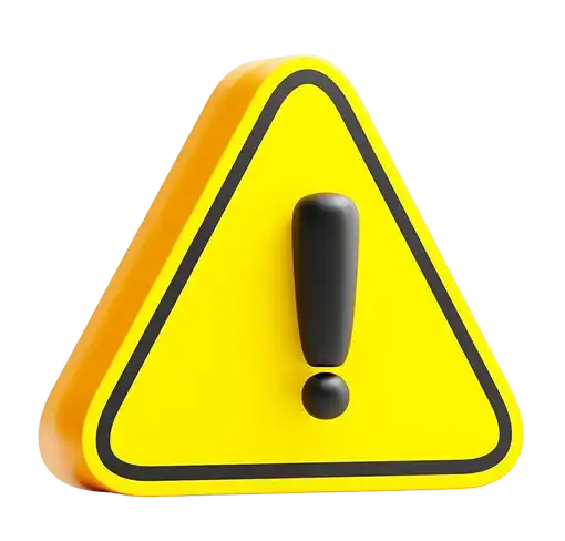 icône d'avertissement